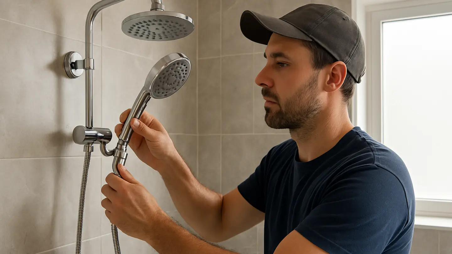 How to Add a Handheld Shower Head to an Existing Shower System