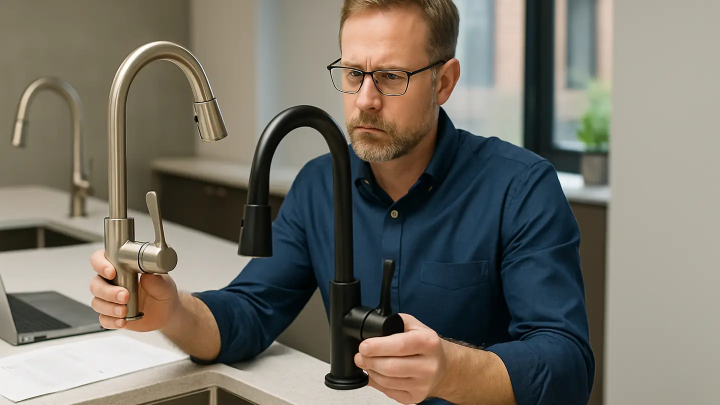 Brushed Nickel vs Matte Black Faucets: A B2B Finish Comparison Guide