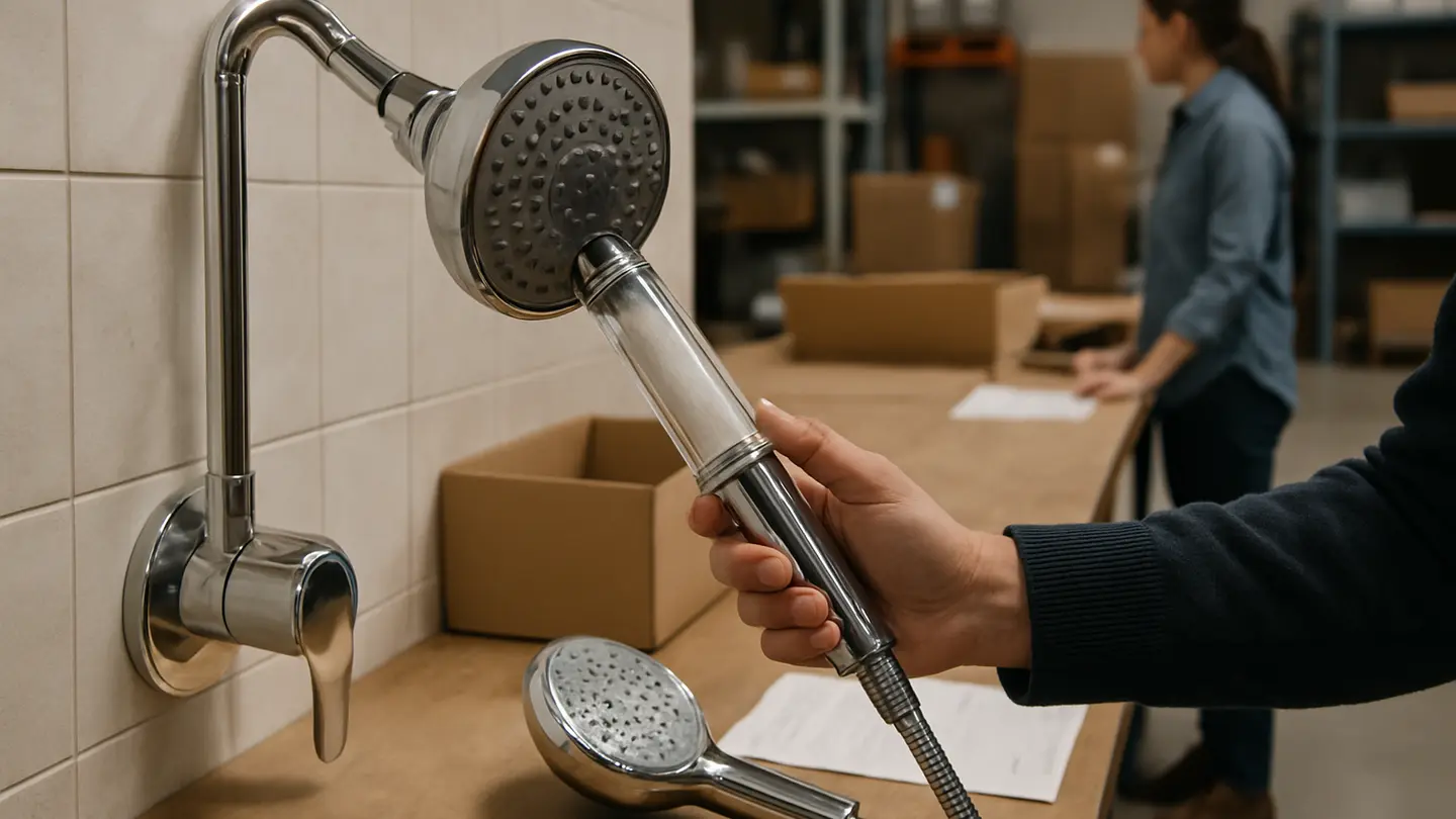 Filtered Shower Heads for Hotels in a realistic product evaluation setting