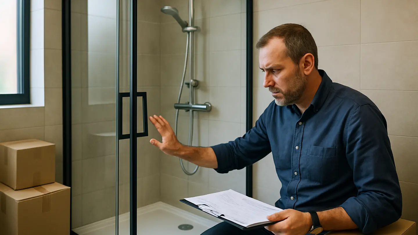 hidden costs of poor quality shown in a realistic professional bathroom or product-review setting