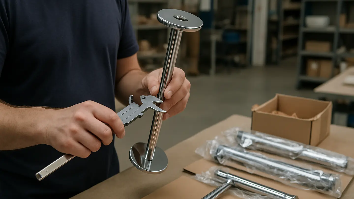 Shower Manufacturer Audit in a realistic factory inspection and quality control setting