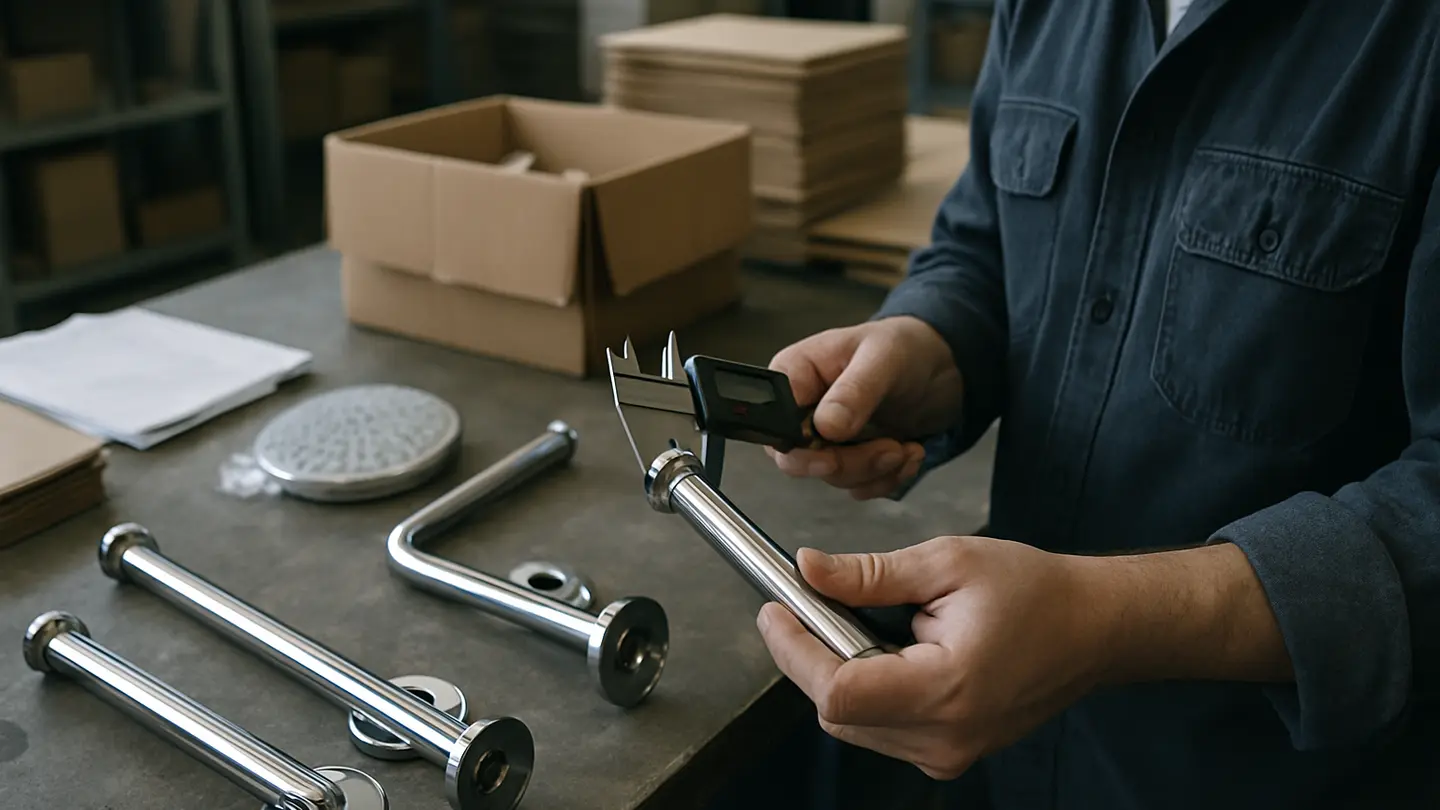 Shower Manufacturer Quality Control in a realistic factory inspection and quality control setting